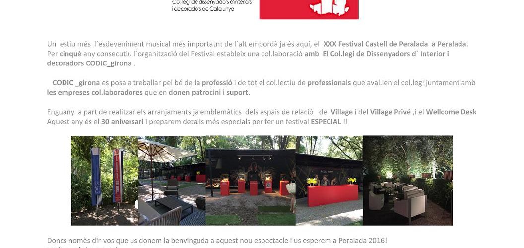 XXX Festival Castell de Peralada